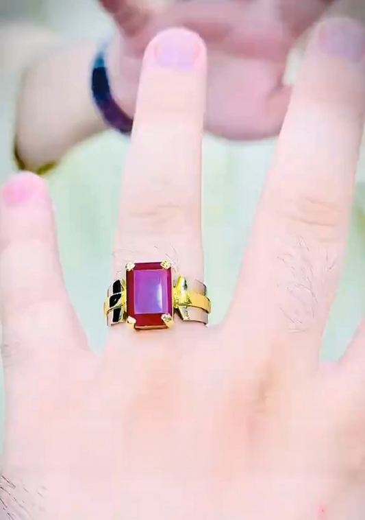 Imported Red Aqeeq Ring