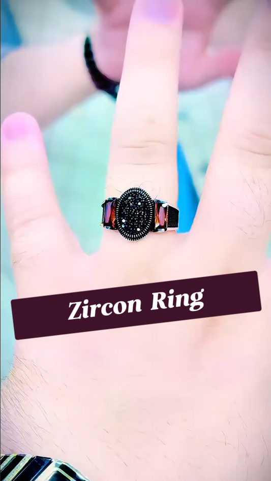 Zircon ring