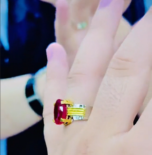 African Yaqoot Ring