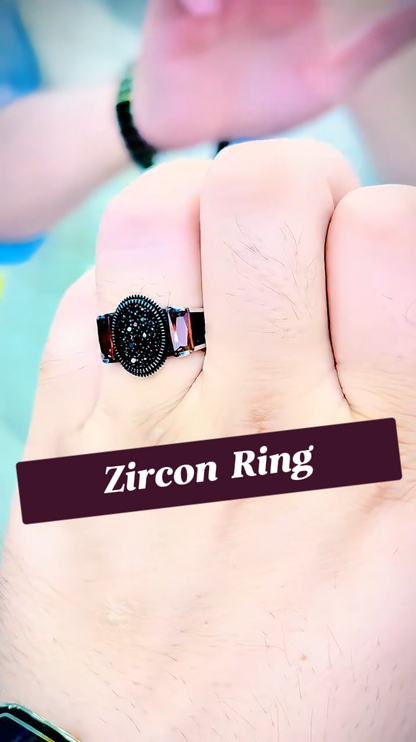 Zircon ring