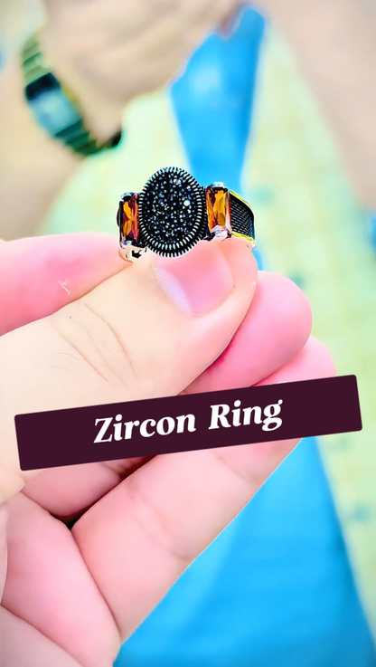 Zircon ring