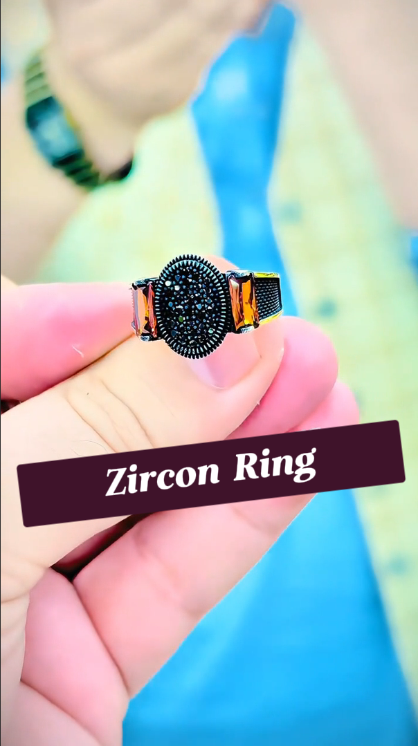 Zircon ring